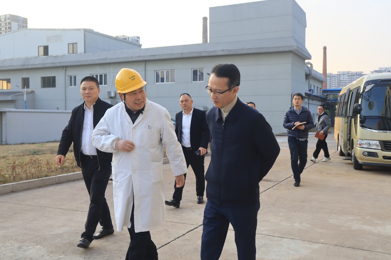 市委書記王健來我司調(diào)研經(jīng)營(yíng)發(fā)展情況